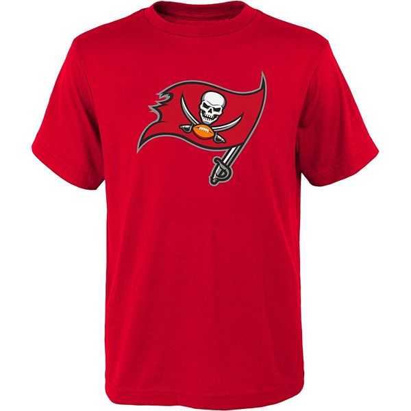 

Футболка Youth Tampa Bay Buccaneers с основным логотипом, красная Outerstuff