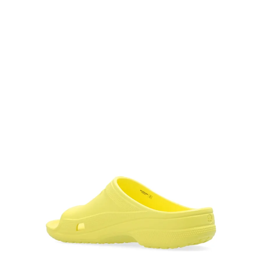 Шлепанцы Balenciaga Pool Crocs цвета цитрусовых — фото 4