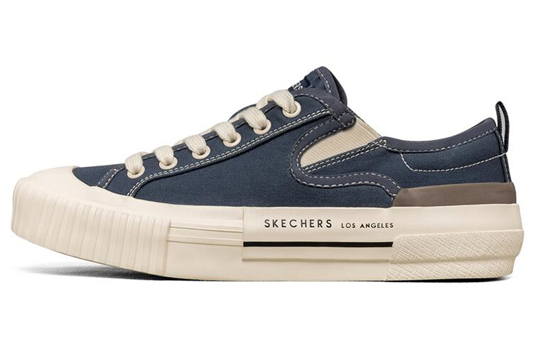 

Женские туфли New Moon Canvas с низким верхом, темно-синие Skechers