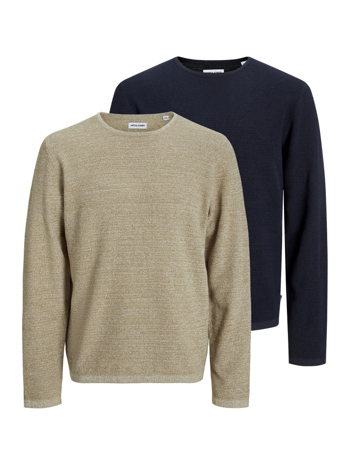 

Свитер George темно-синего/бежевого цвета Jack & Jones