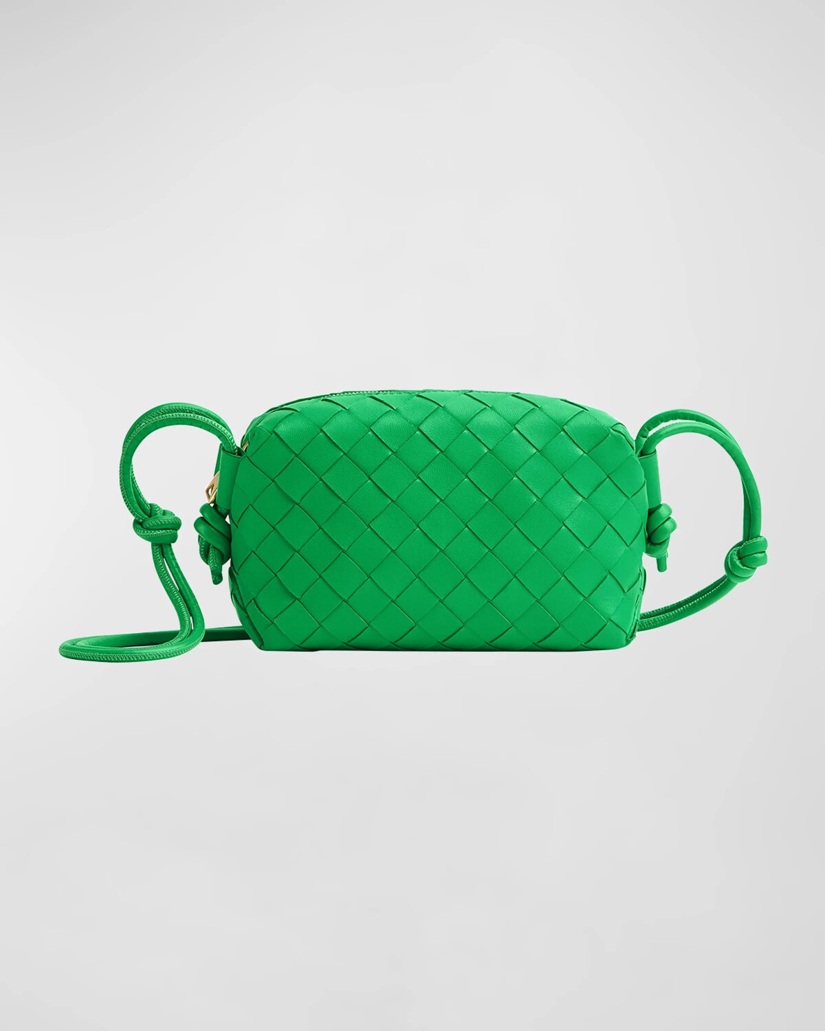 

Миниатюрная сумка для фотоаппарата с петлей Bottega Veneta, цвет Parakeet
