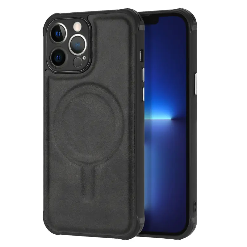 

Чехол для телефона Povatine, Blue calf print magnetic