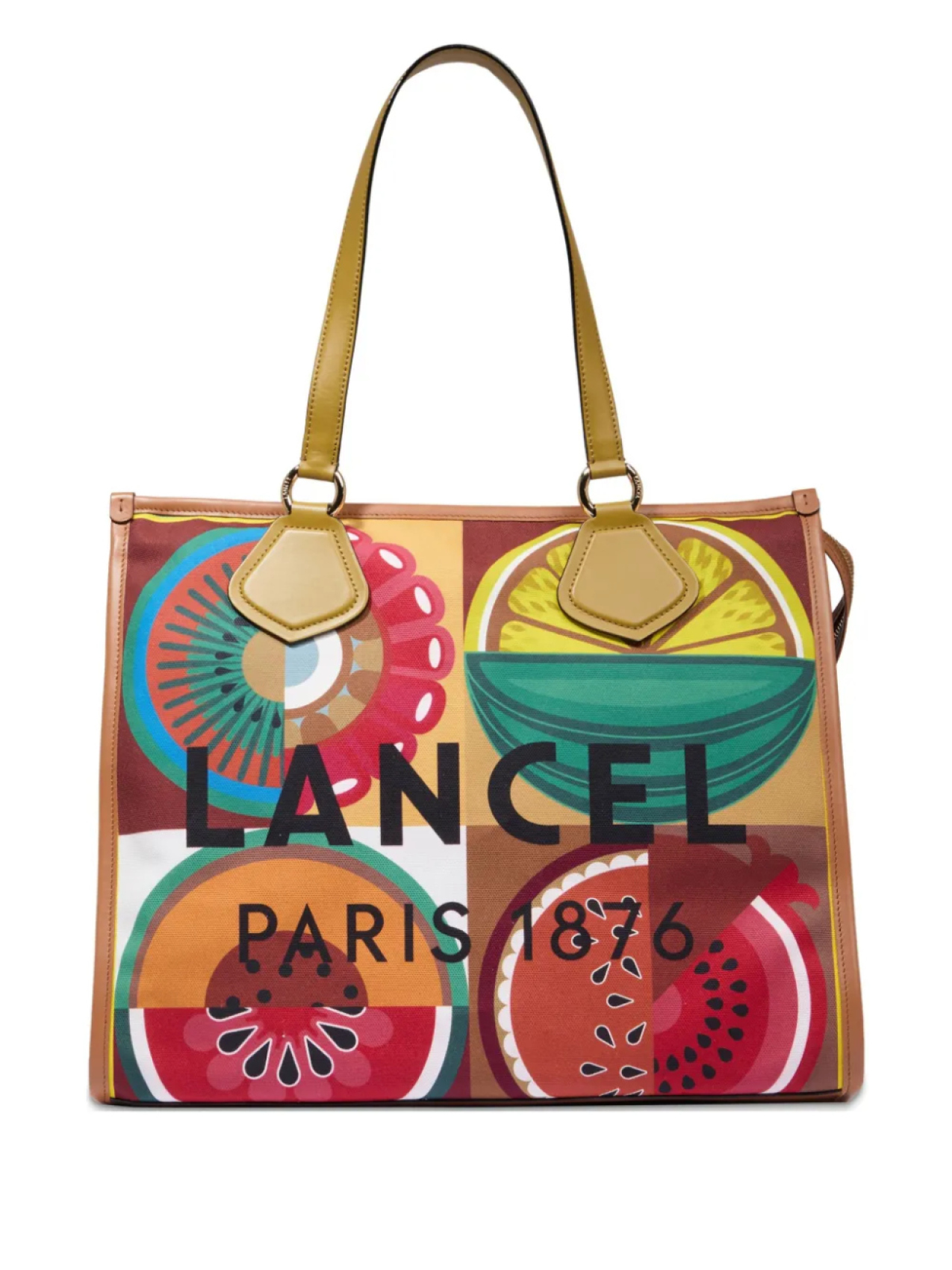 

Большая сумка-тоут Lancel, зеленый