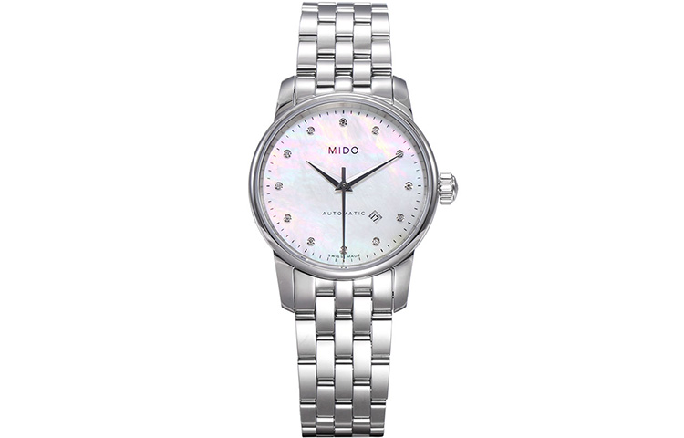

MIDO Часы Women's Baroncelli Watch, White Mother-of-Pearl Dial