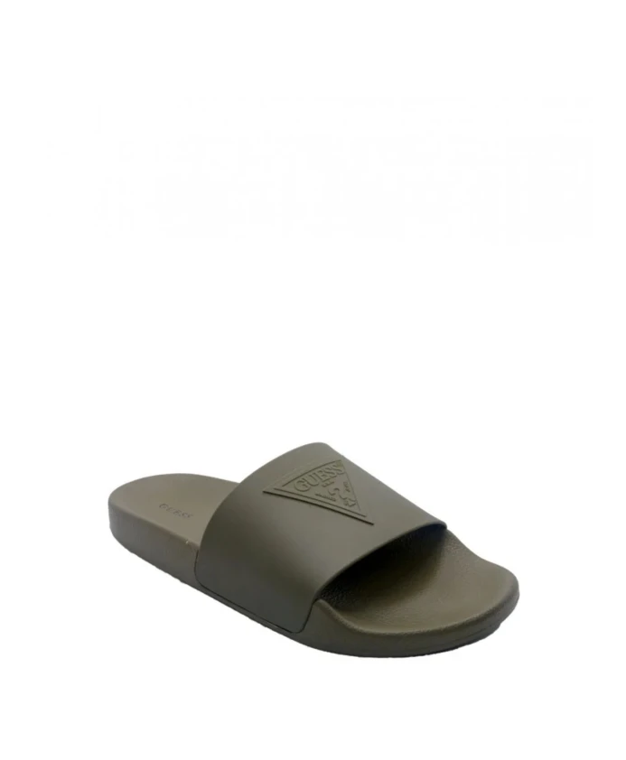 

Токийские мужские тапочки зеленые в стиле милитари Guess, зеленый