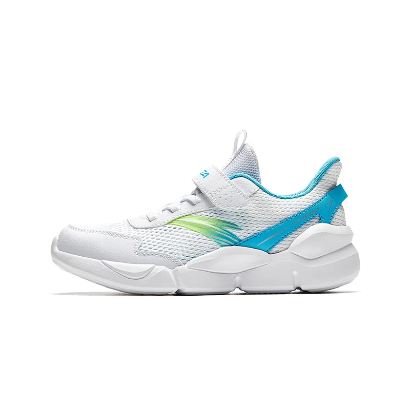 Детские кроссовки для бега Antakids, Anta White/Lake Blue/Fluorescent Sparkling Green