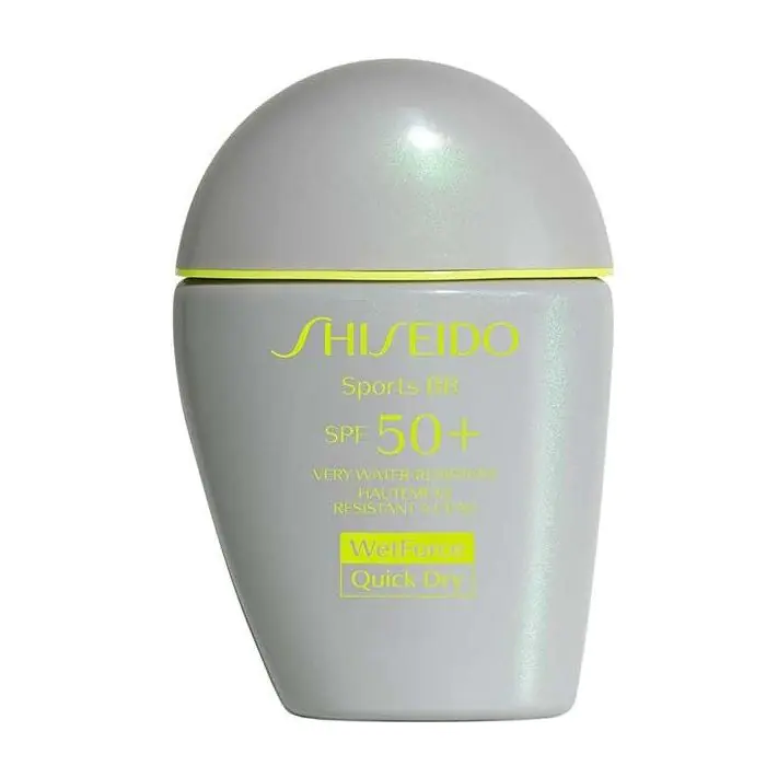 

Солнцезащитный крем sports bb quick dry protector solar con color spf50+ Shiseido, цвет medium dark
