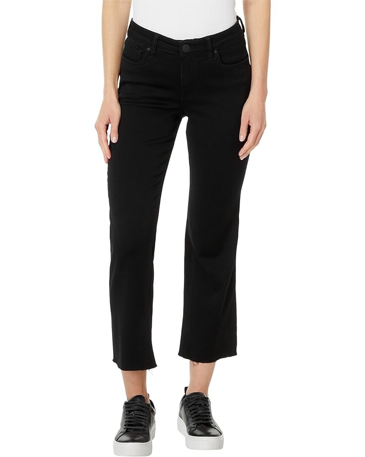 

Джинсы KUT from the Kloth Kelsey Mid-Rise Ankle Flare - Inset in Black, черный
