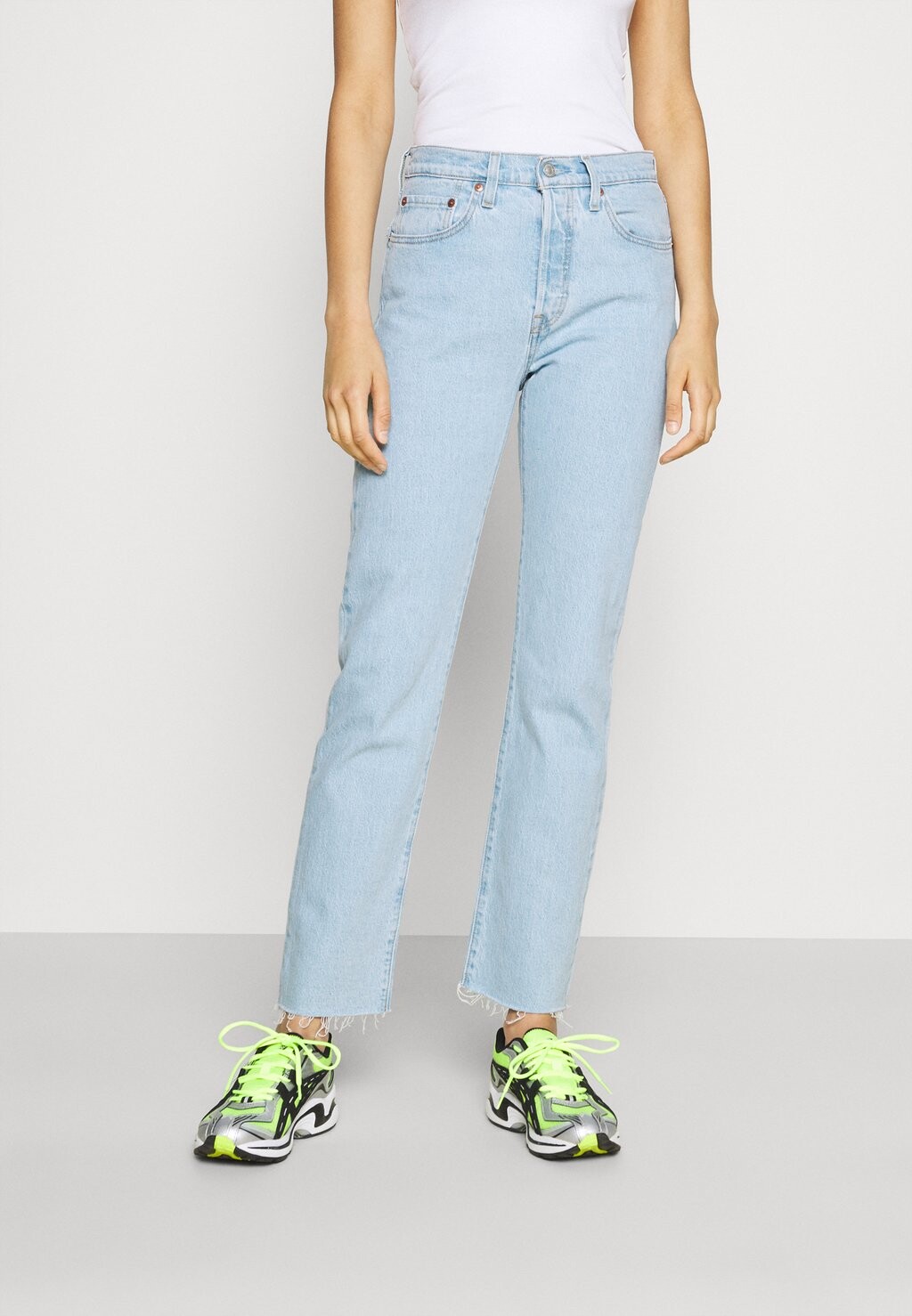 

Джинсы прямого кроя Levi's 501 CROP, цвет Samba Goal