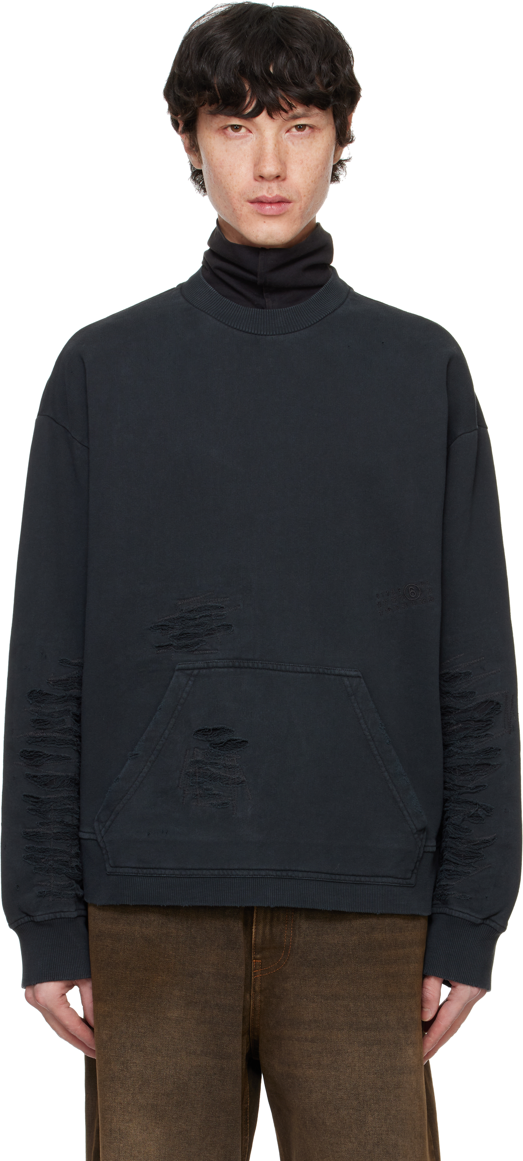 

Потертая толстовка MM6 Maison Margiela