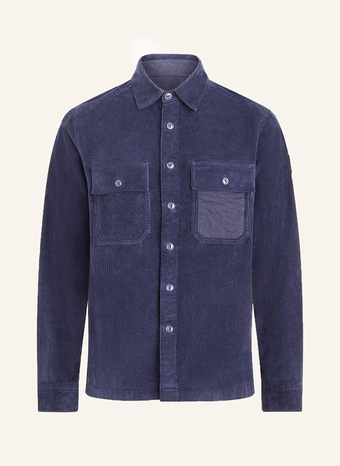 

Вельветовая куртка с откидной крышкой и комфортной посадкой Belstaff, синий