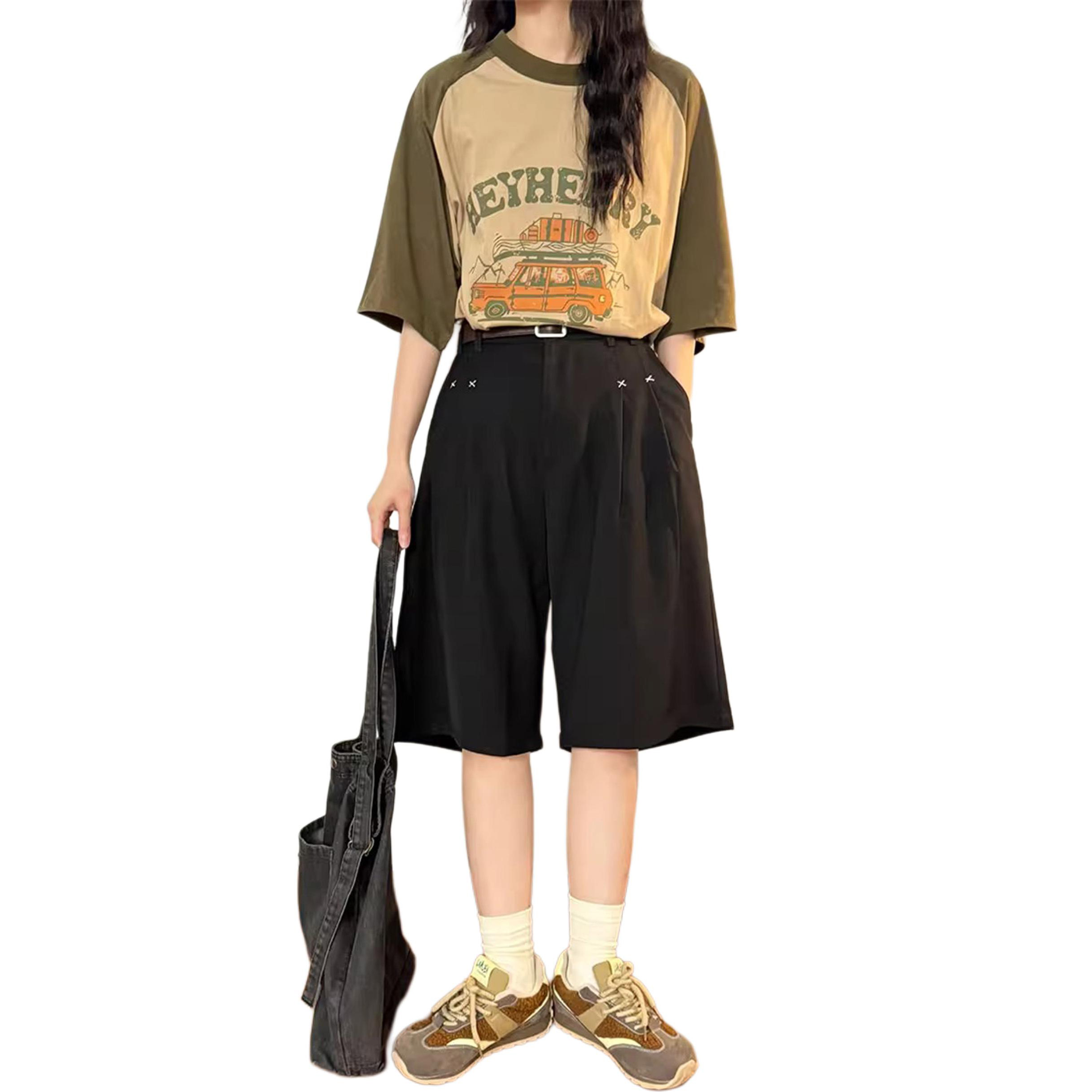 

Повседневные шорты Unisex Thin ZIAREL, черный