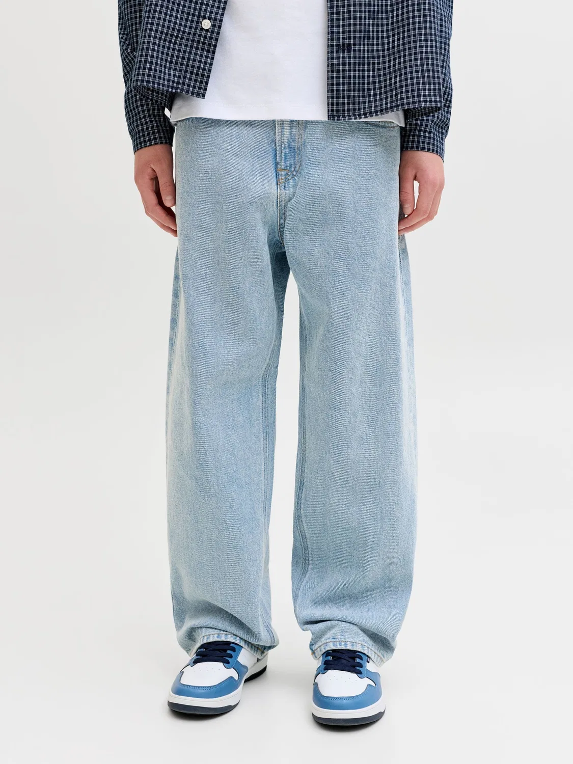 Джинсы baggy fit, JACK & JONES Junior, blue denim — фото 2