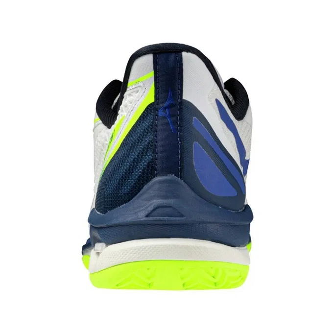 Унисекс кроссовки для тенниса «Wave Exceed Tour 7 OC» от Mizuno, White X Blue (20) — фото 2