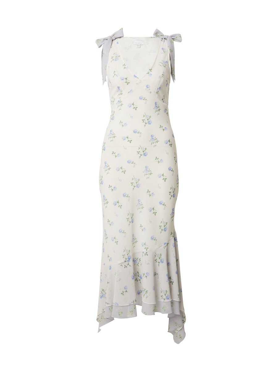 

Платье макси TOPSHOP Dress Mix and Match, белый