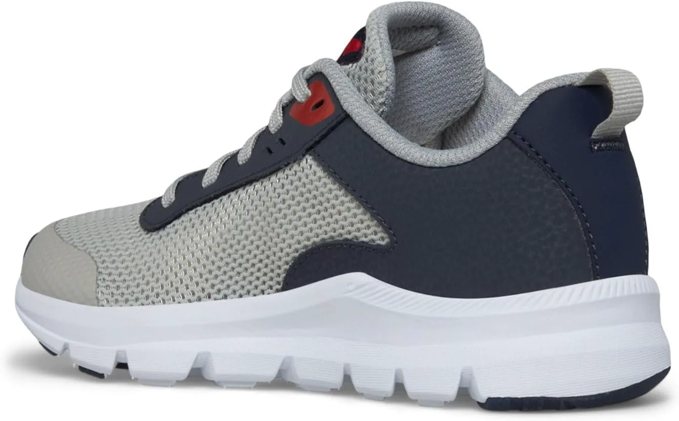 Saucony Детские кроссовки Axon Kdz, серый/темно-синий/красный — фото 3