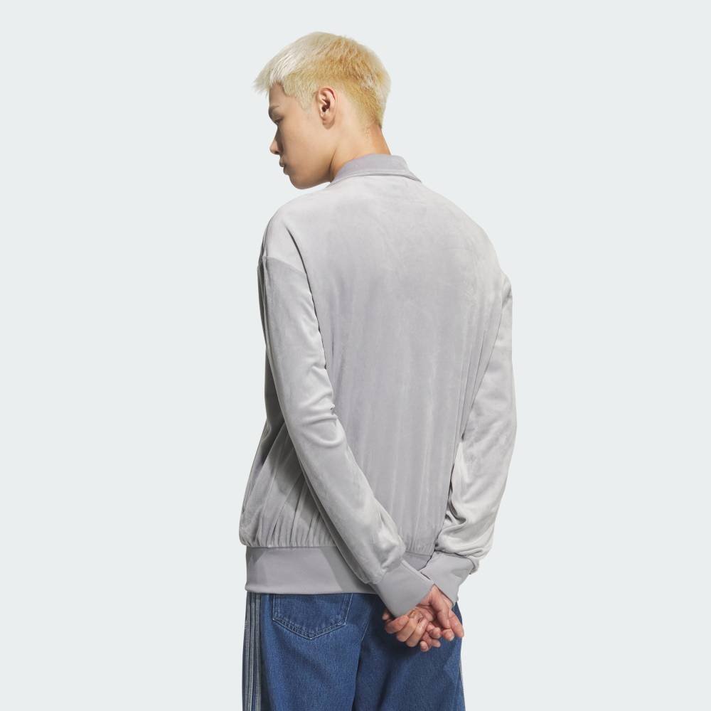 Спортивная футболка FB TT из велюра Adidas, gray — фото 4