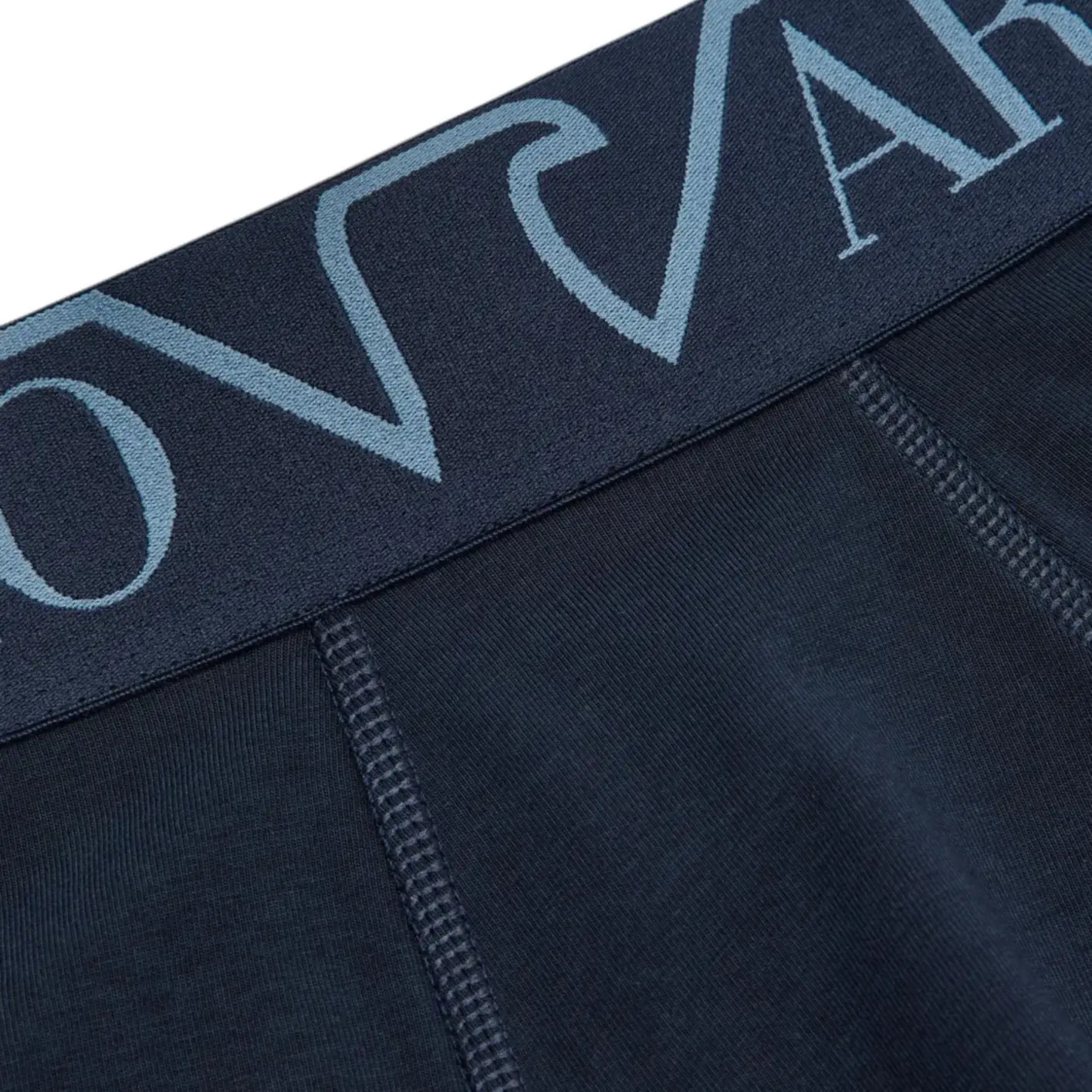 Asv Megalogo Органический хлопок Боксеры EMPORIO ARMANI, 1 упаковка (Морской синий) — фото 2