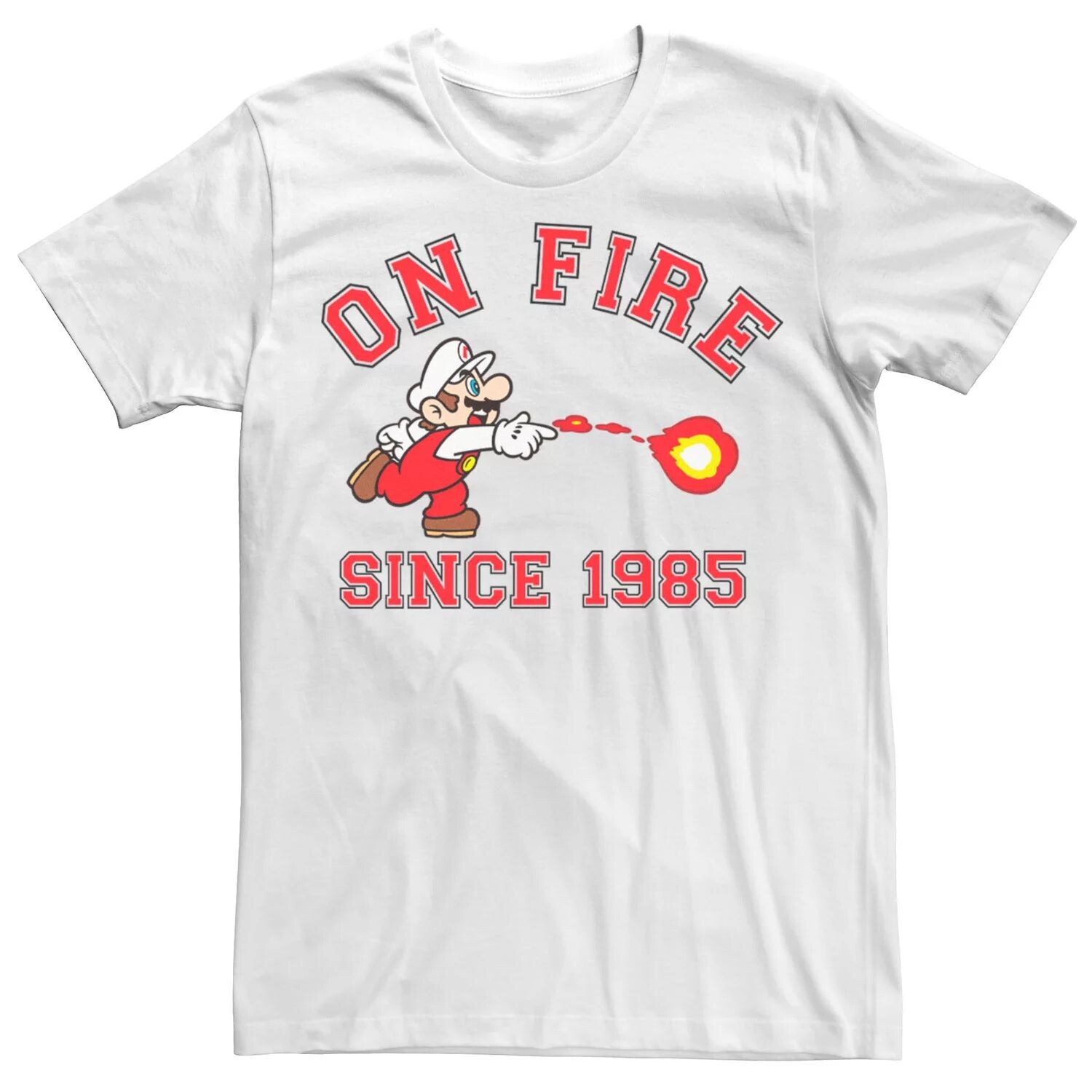 

Мужская футболка Super Mario Fireball Shooter Licensed Character