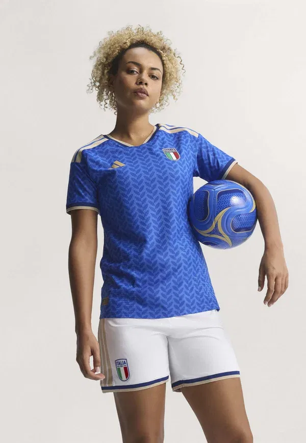 Футболка Adidas Performance Italy 26 home authentic national team wear, ярко-синий
