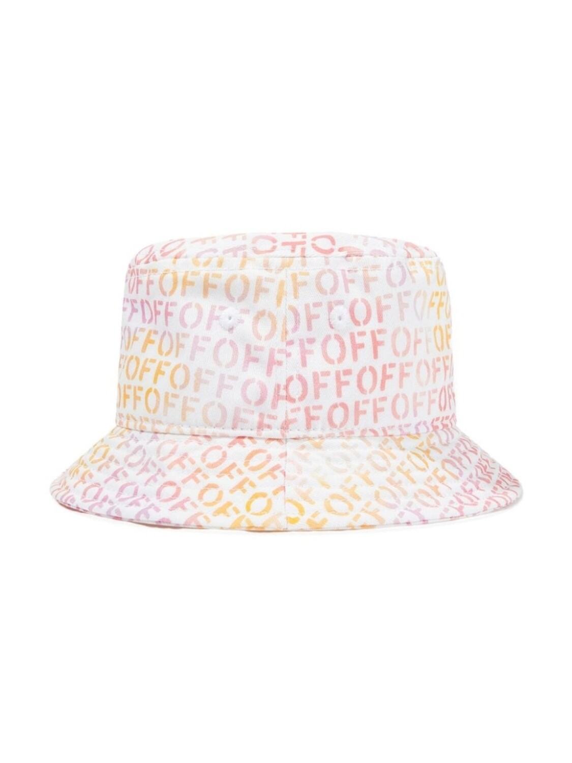 

Off-White Kids панама с логотипом, белый