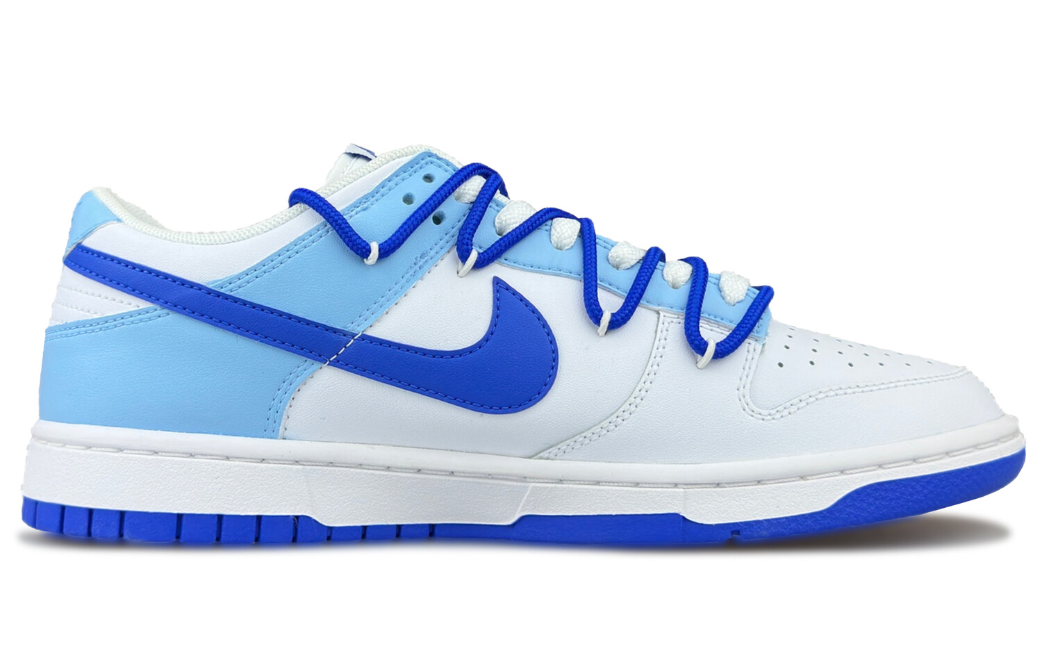 

Кроссовки Nike Dunk Skateboarding Shoes Women's Low-top Blue/white, белый/синий