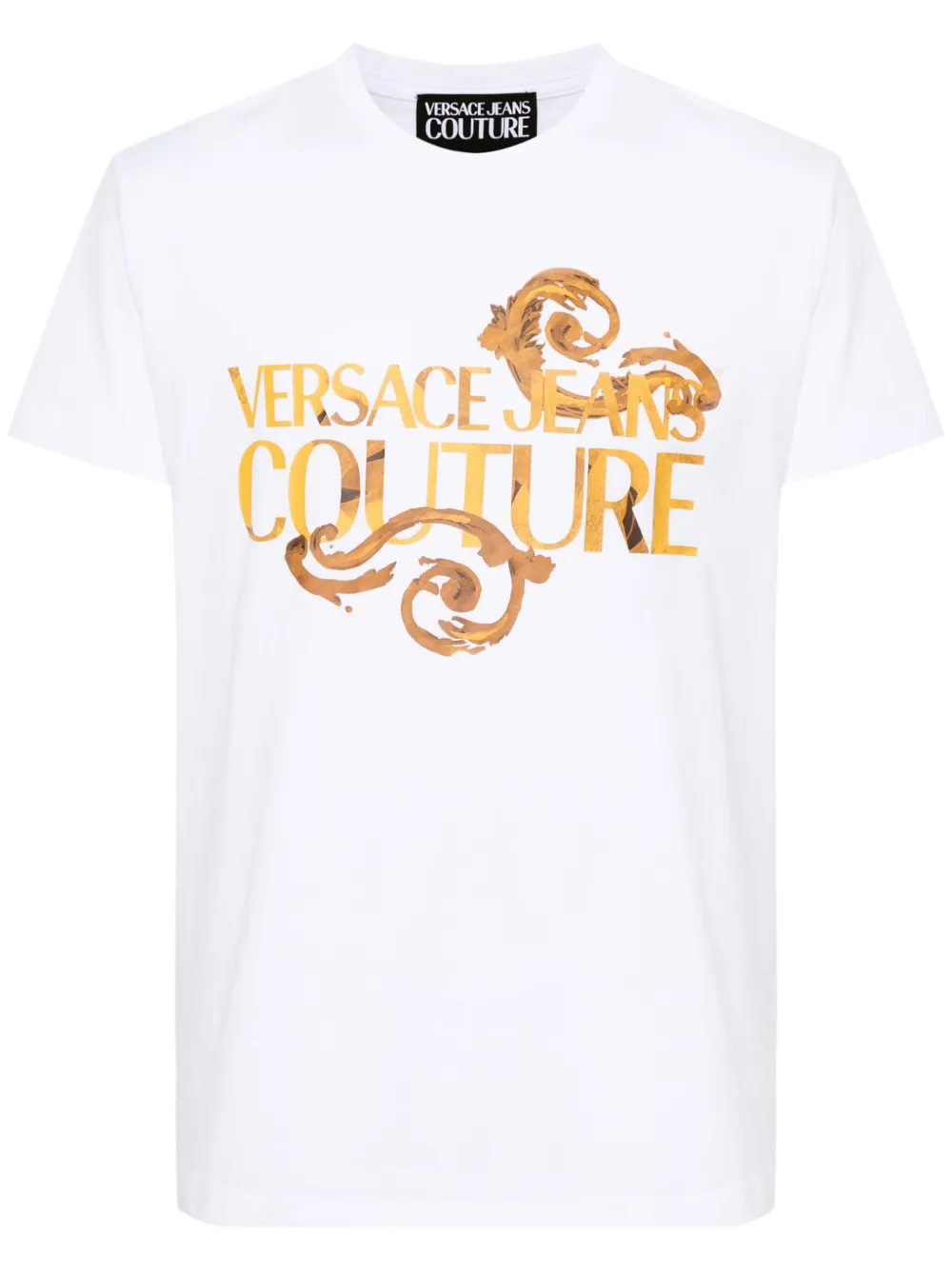 

Футболка с логотипом Versace Jeans Couture, белый