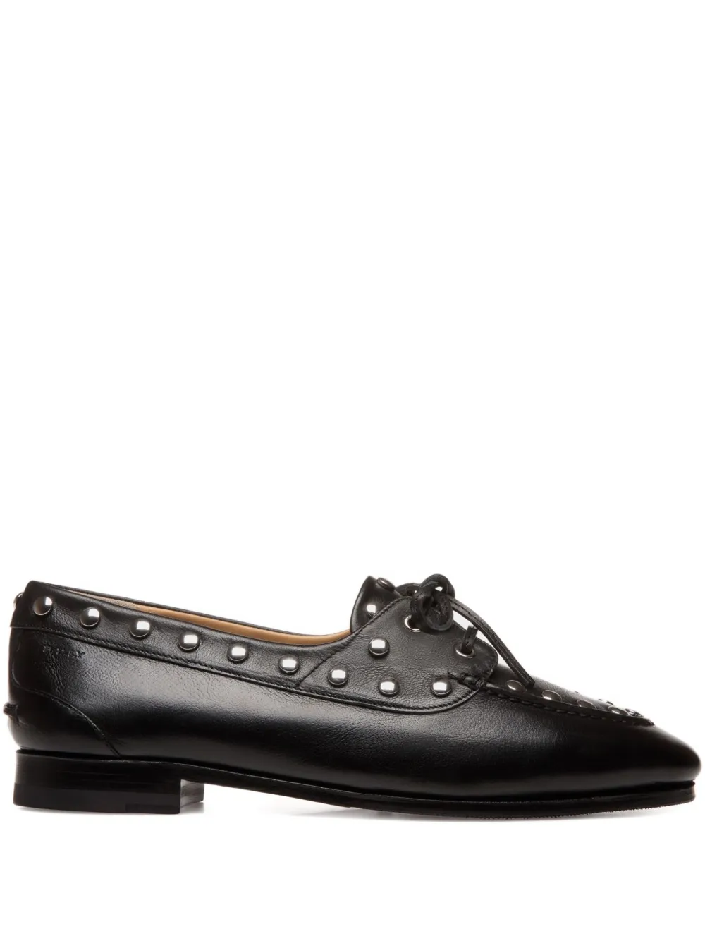 Топсайдеры Plume с заклепками Bally, черный