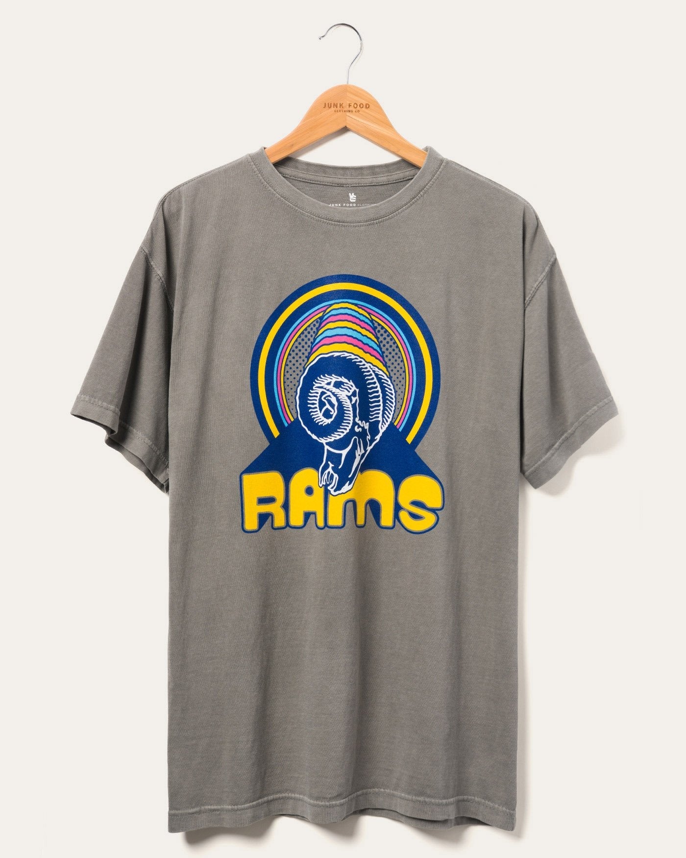 

Футболка NFL Infinite Vibe Rams Flea Market Junk Food Clothing, цвет graphite