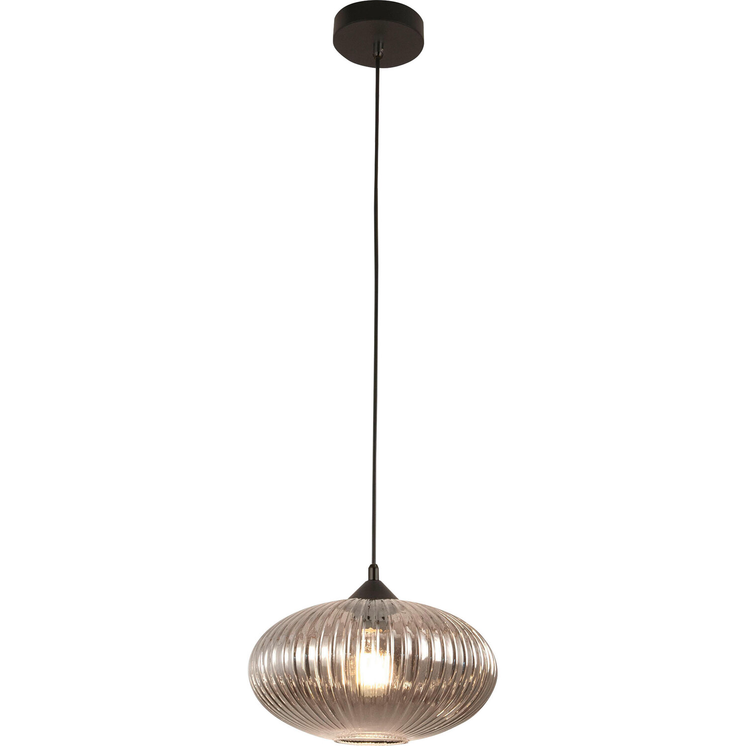 

Подвесная лампа Fabas Luce, 30x200 см, серый/черный