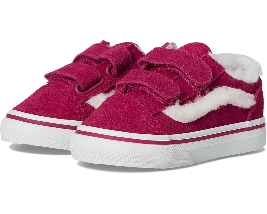 

Кроссовки Vans Kids Old Skool V, цвет Sherpa Pop Cherries Jubilee