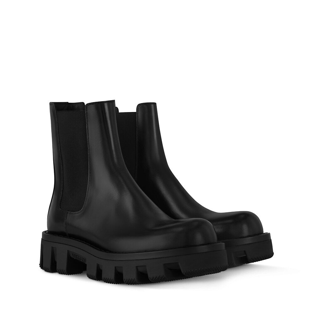 

Бутсы Челси LV Checker Louis Vuitton, черный