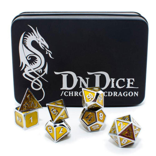 

Игровые кубики Amber Radiant Dragon DNDice