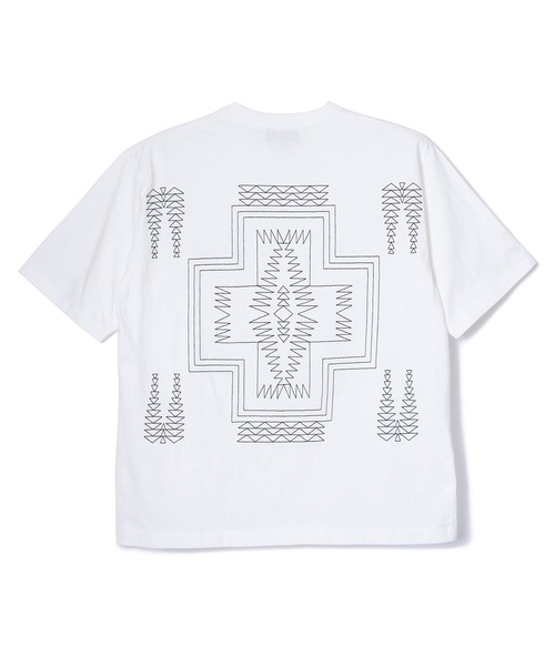 

Футболка с коротким рукавом, с вышивкой, унисекс PENDLETON, белый