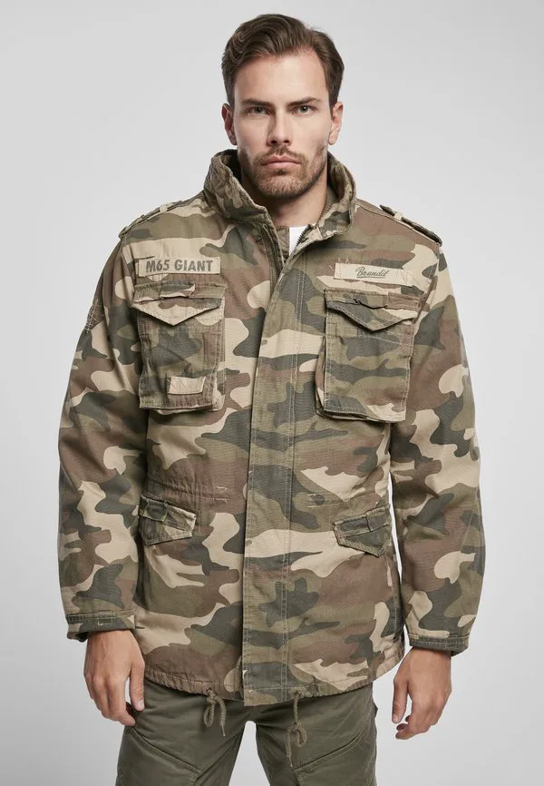 Гигантская зимняя куртка Brandit, Wood Camo