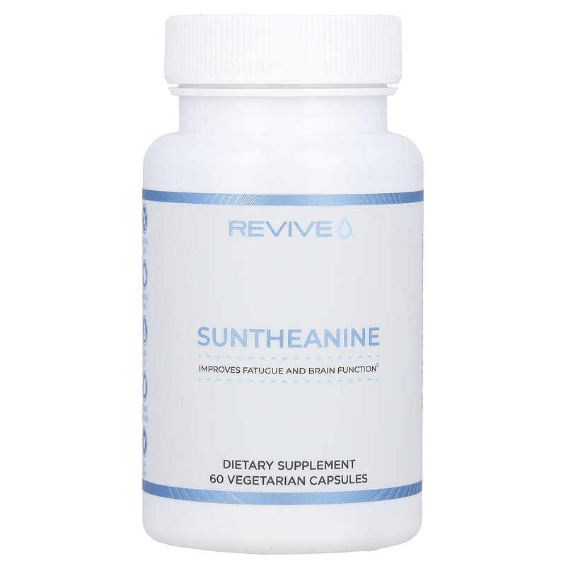 

Revive, Suntheanine, 60 вегетарианских капсул