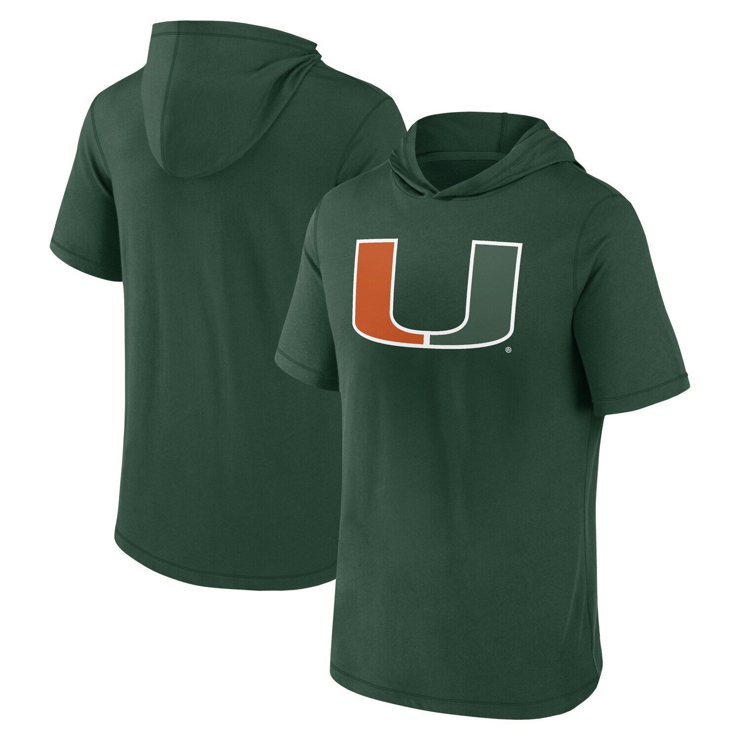 

Мужская зеленая футболка с капюшоном с фирменным логотипом Miami Hurricanes Primary Fanatics, Зеленый, Мужская зеленая футболка с капюшоном с фирменным логотипом Miami Hurricanes Primary Fanatics