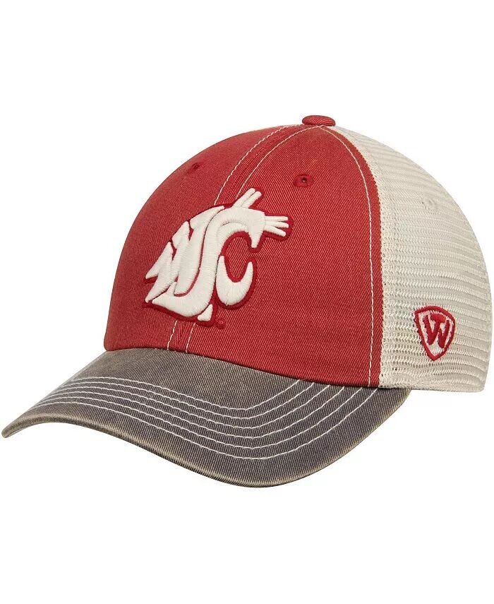 

Мужская малиновая и коричневая кепка Washington State Cougars Offroad Trucker Top Of The World, мультиколор