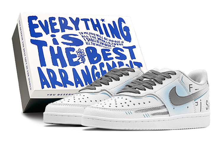 

Кеды мужские, Обувь для скейтбординга Court Vision 1, мужские, низкие, синий Nike