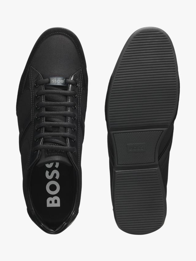 Босс кроссовки на шнуровке HUGO BOSS, Black — фото 4