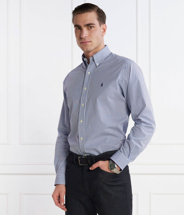 

Рубашка Custom fit Polo Ralph Lauren, синий