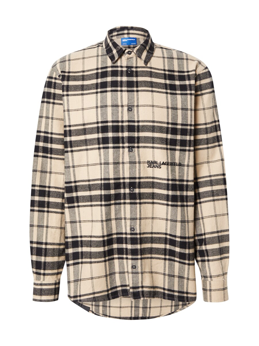 

Рубашка на пуговицах классического кроя KARL LAGERFELD JEANS, Sand