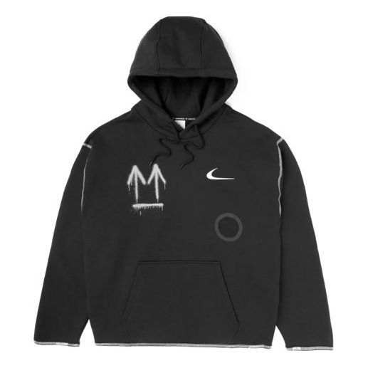 

Толстовка x off-white hoodie 'black' Nike, черный