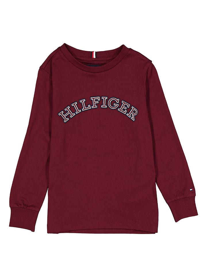 

Лонгслив Tommy Hilfiger Longsleeve, красный