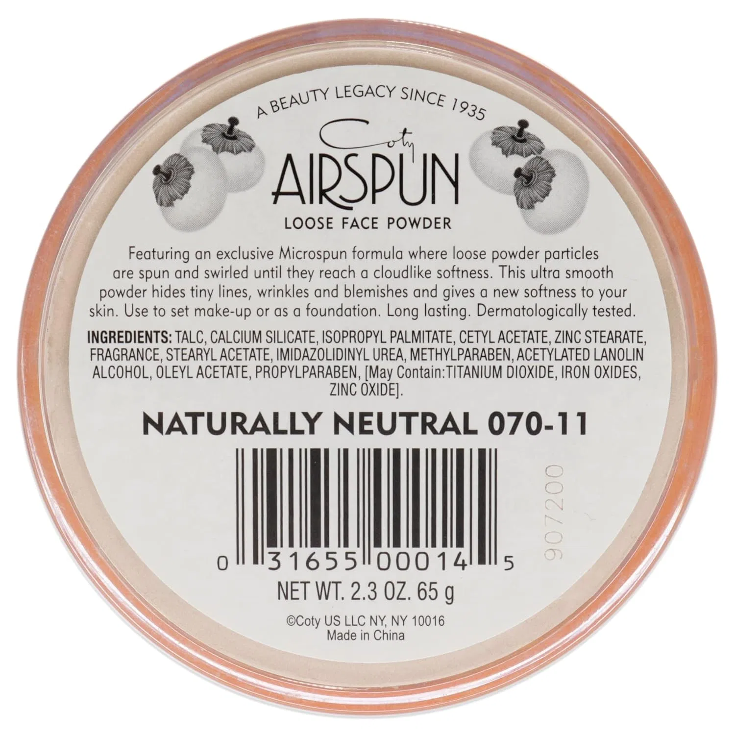 Рассыпчатая пудра для лица «Airspun Loose Face Powder» от Coty Airspun, Cream-Coloured — фото 2