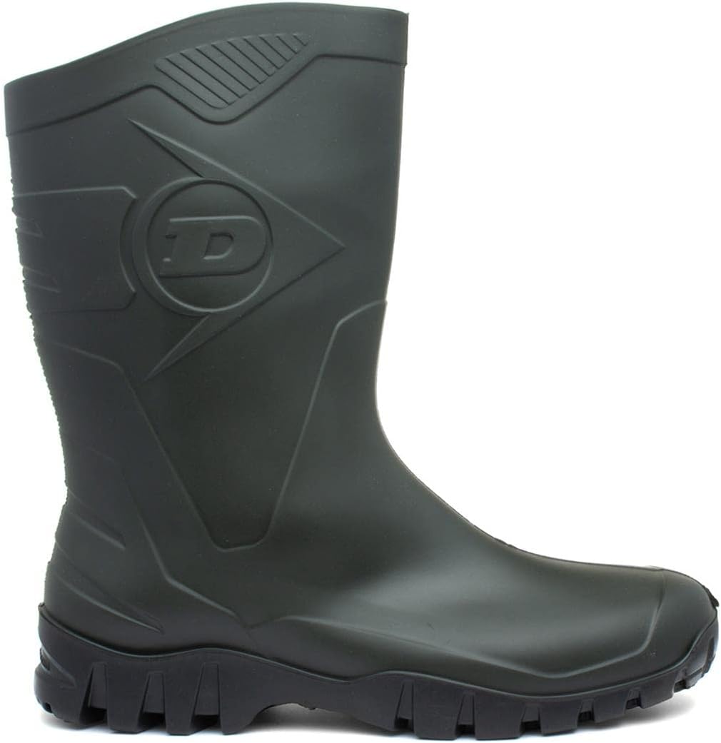 Dunlop Flying Dee - защитная обувь унисекс, ПВХ короткие резиновые сапоги до икры, 100 водонепроницаемые и химически стойкие, Size N — фото 2