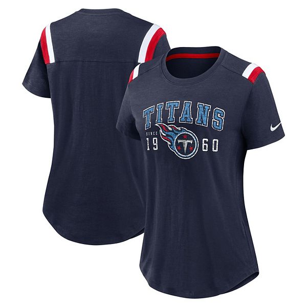

Женская футболка college navy tennessee titans historic slub fashion Nike, Серый, Женская футболка college navy tennessee titans historic slub fashion Nike