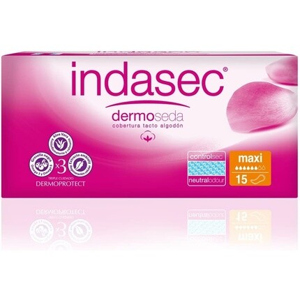 

Женские прокладки Indasec Maxi 1 упаковка 0,2 кг