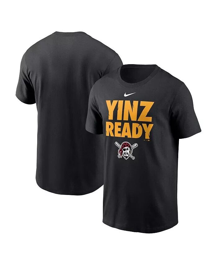 

Мужская черная футболка Pittsburgh Pirates Local Hometown Nike, черный