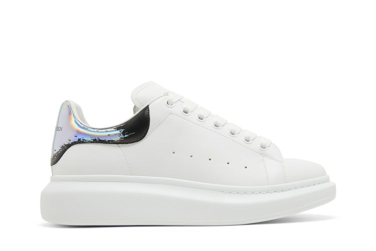 

Кроссовки Alexander McQueen Oversized Sneaker 'White Silver', белый